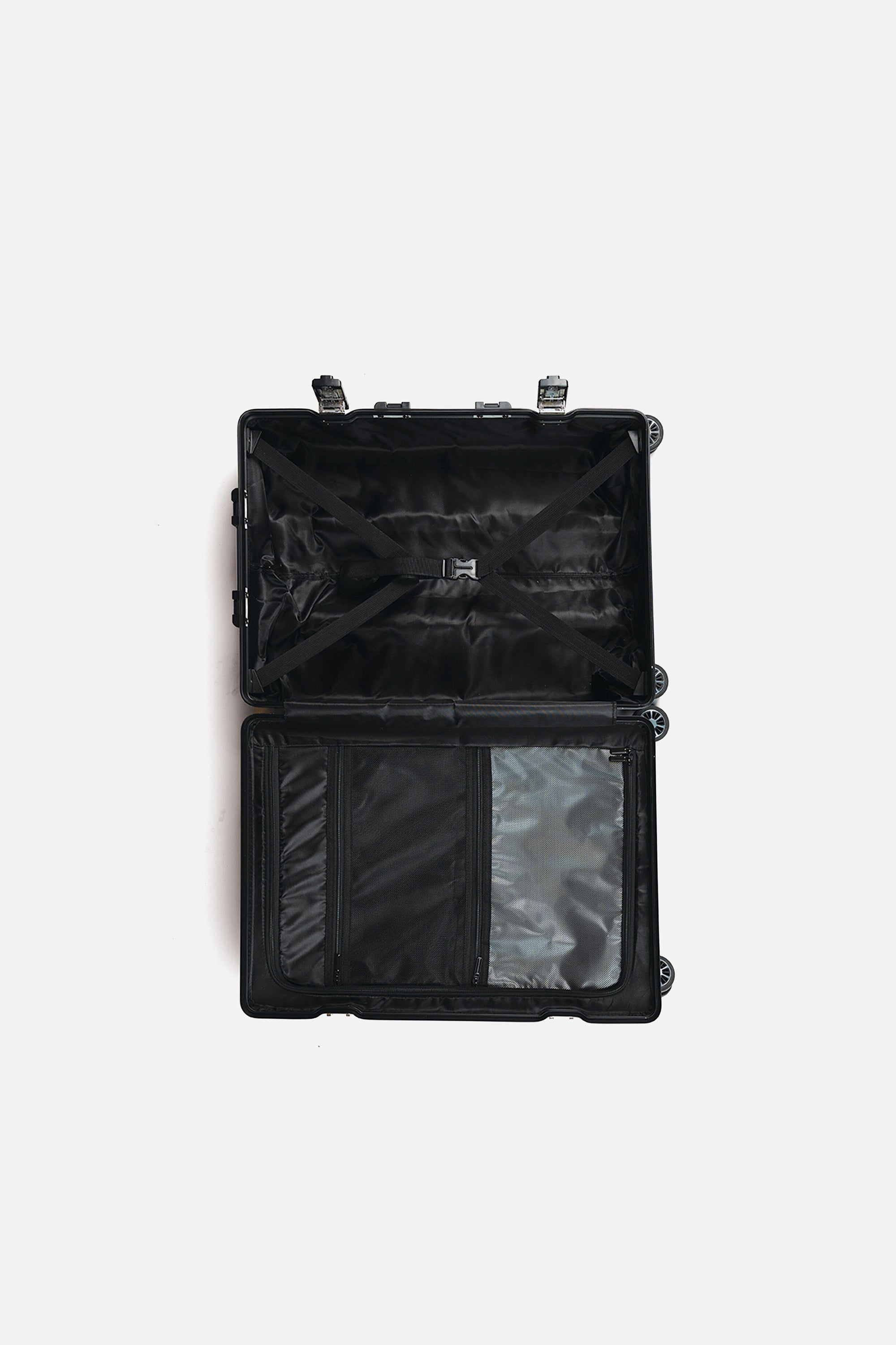 Roméo en relief Hexagon Suitcase Noir