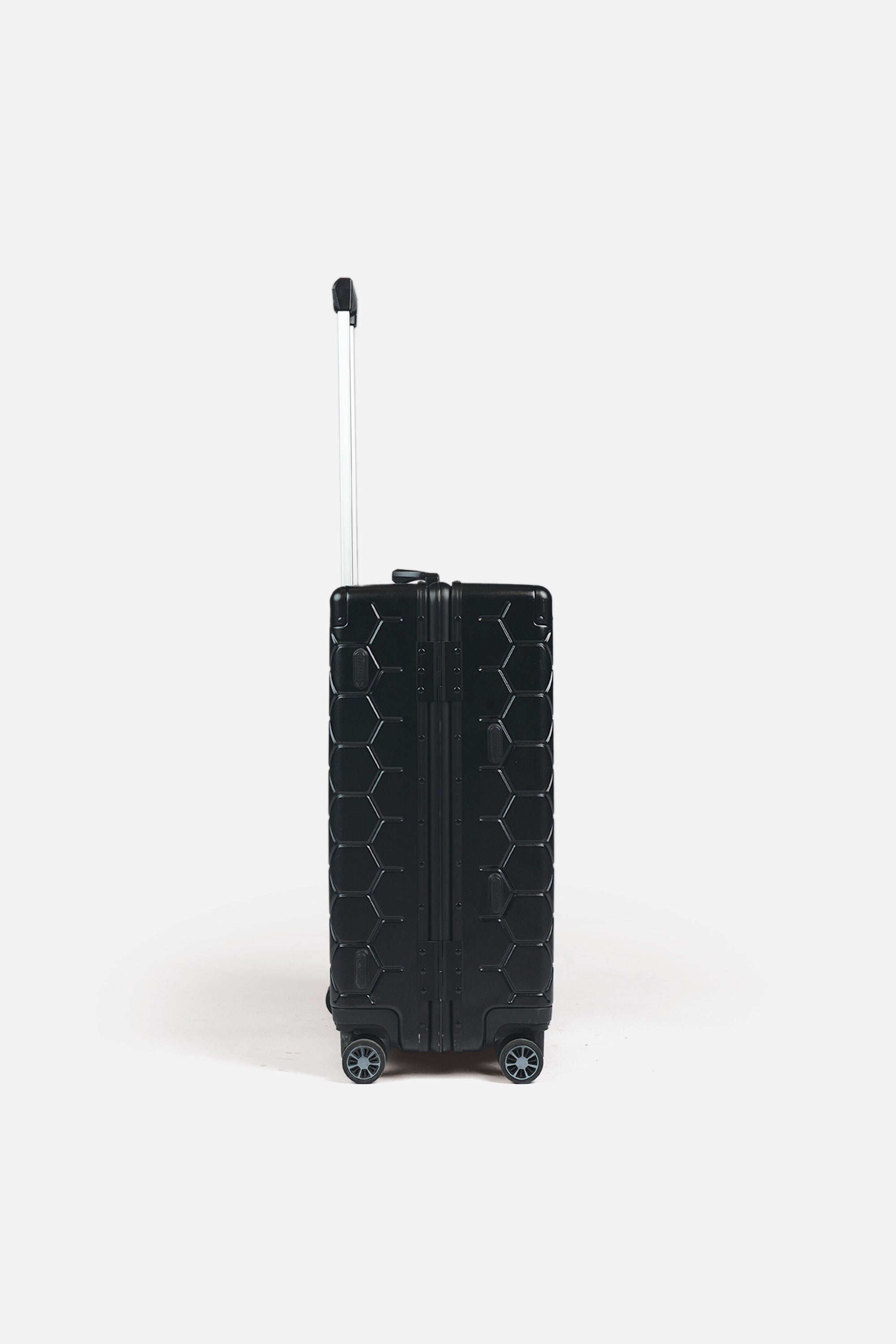 Roméo en relief Hexagon Suitcase Noir