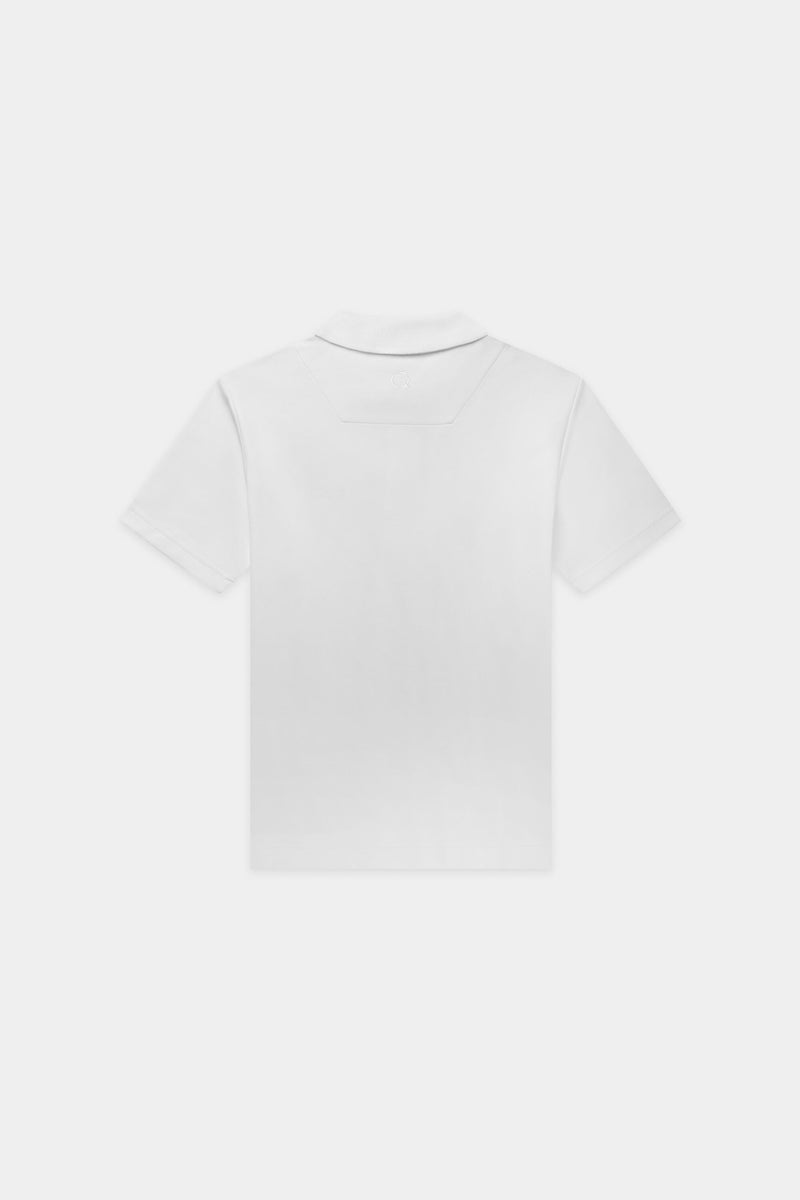 Q-Series Regular Fit Chemise polo Bright White