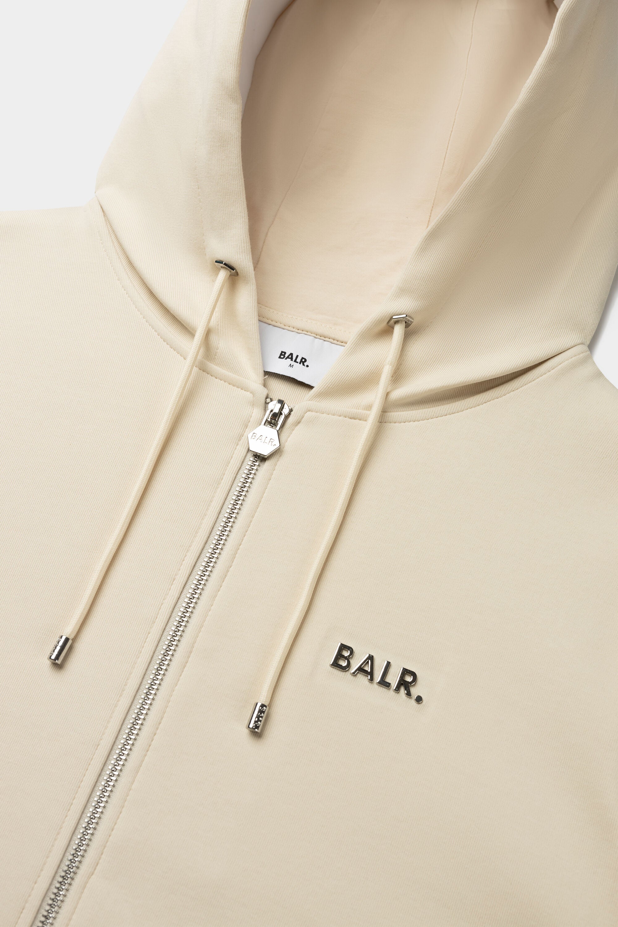 Q-Series Regular Fit Zip Through Sweatshirt à capuche White Swan