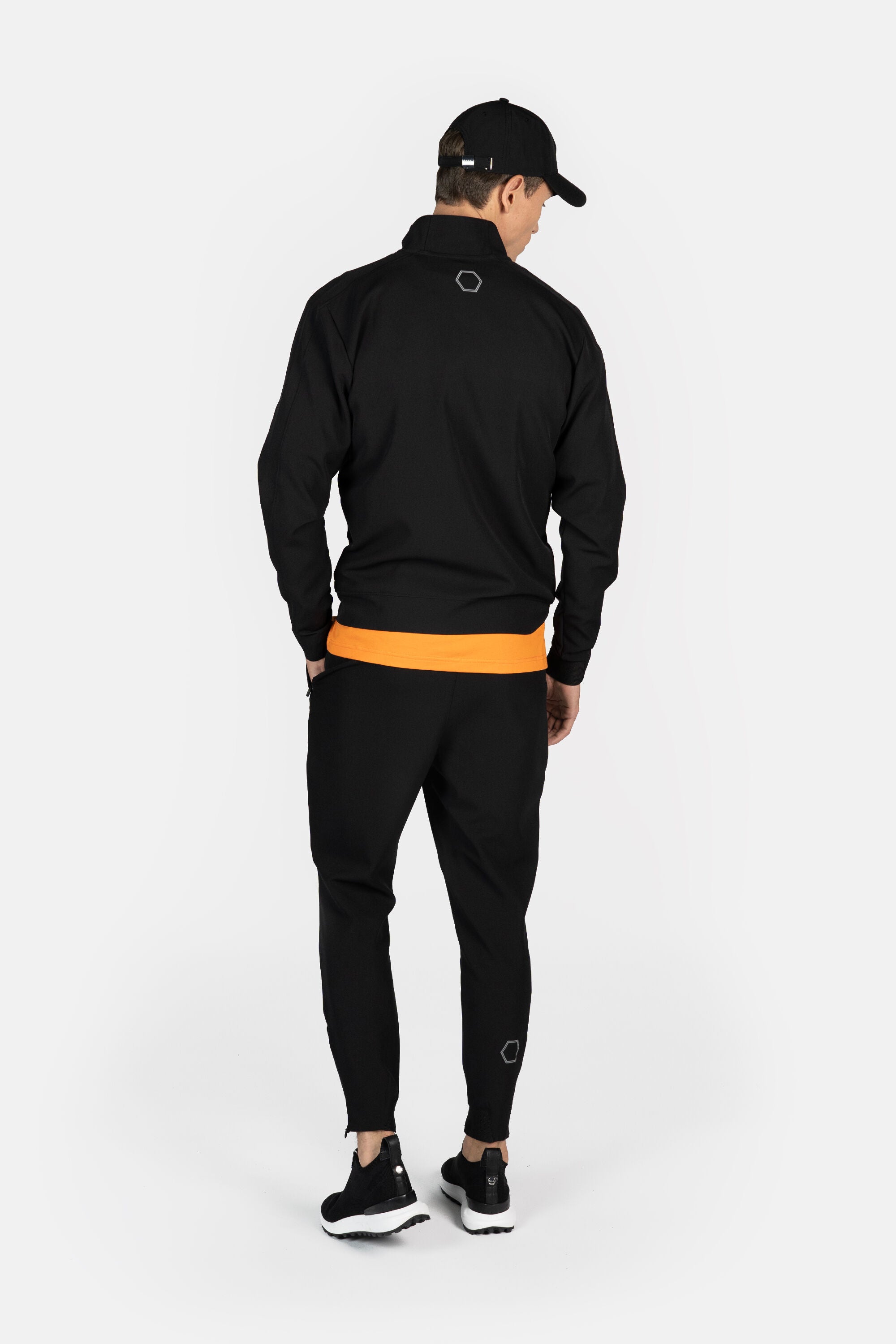 Athletic Slim Fit Chaqueta Jet Black