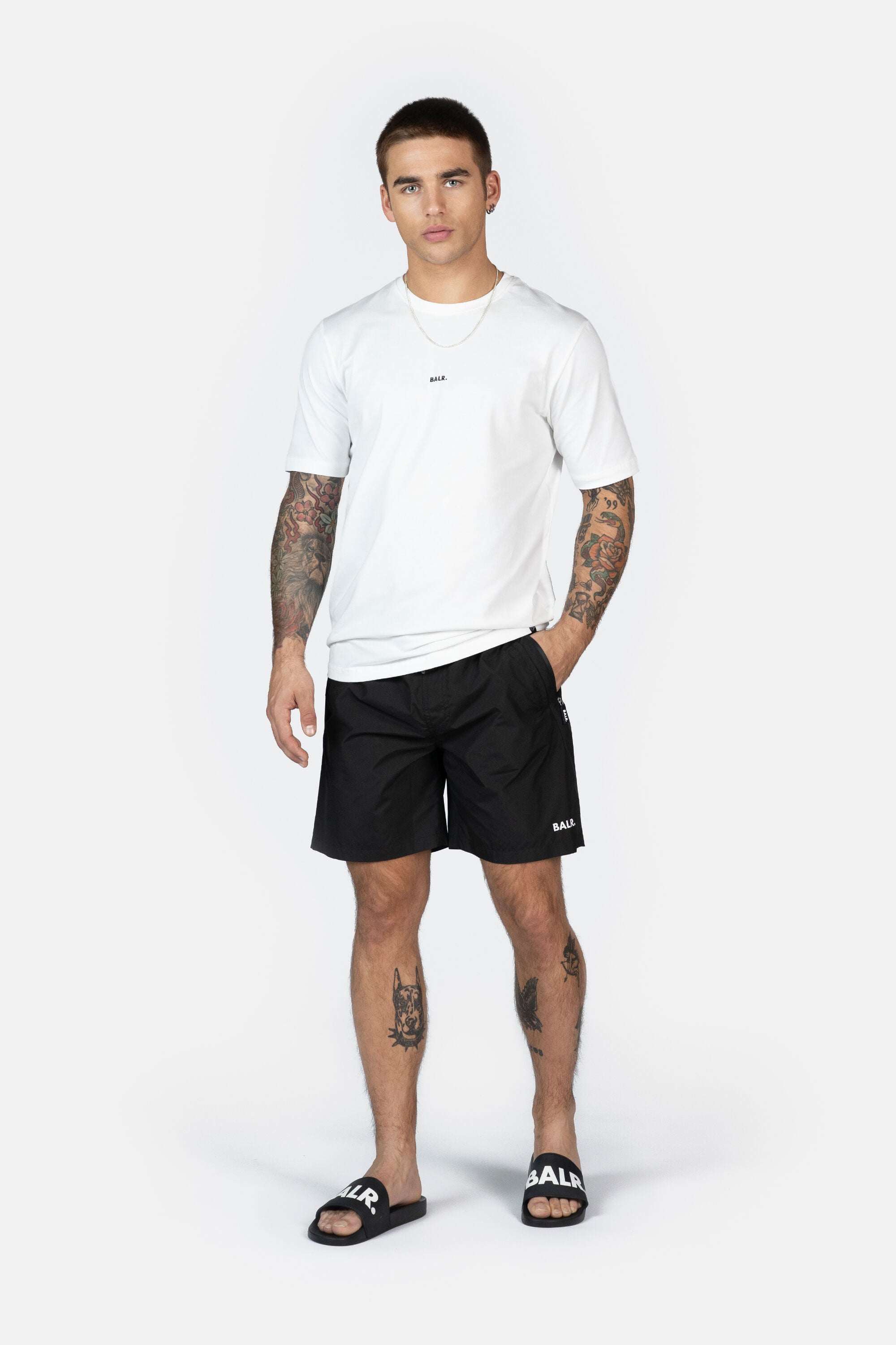 BALR. Classique Swim Shorts Black jet