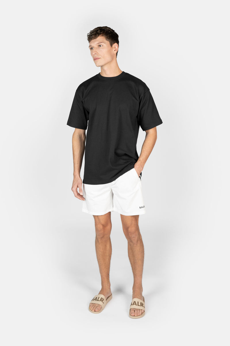 BALR. Clásico Swim Pantalones cortos blancos brillantes