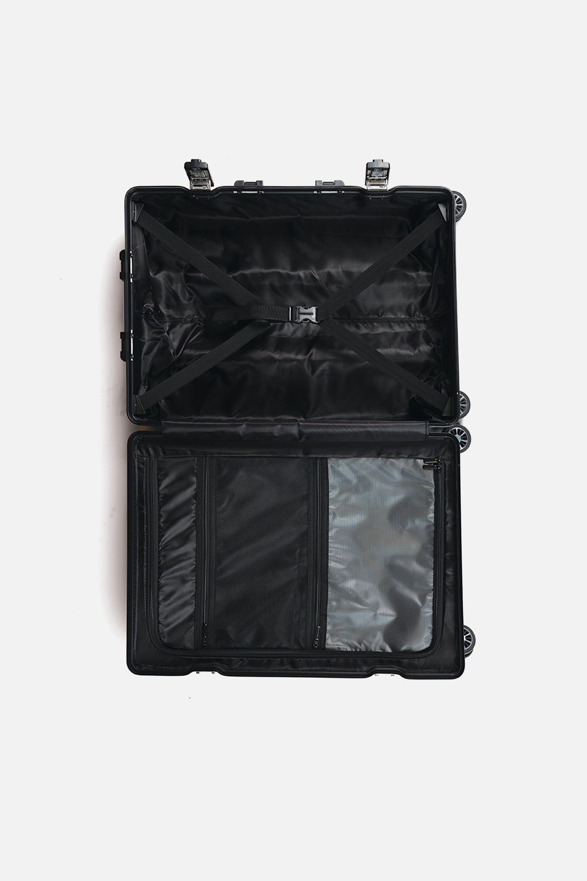 Romeo en relieve Hexagon Maleta M Jet Black