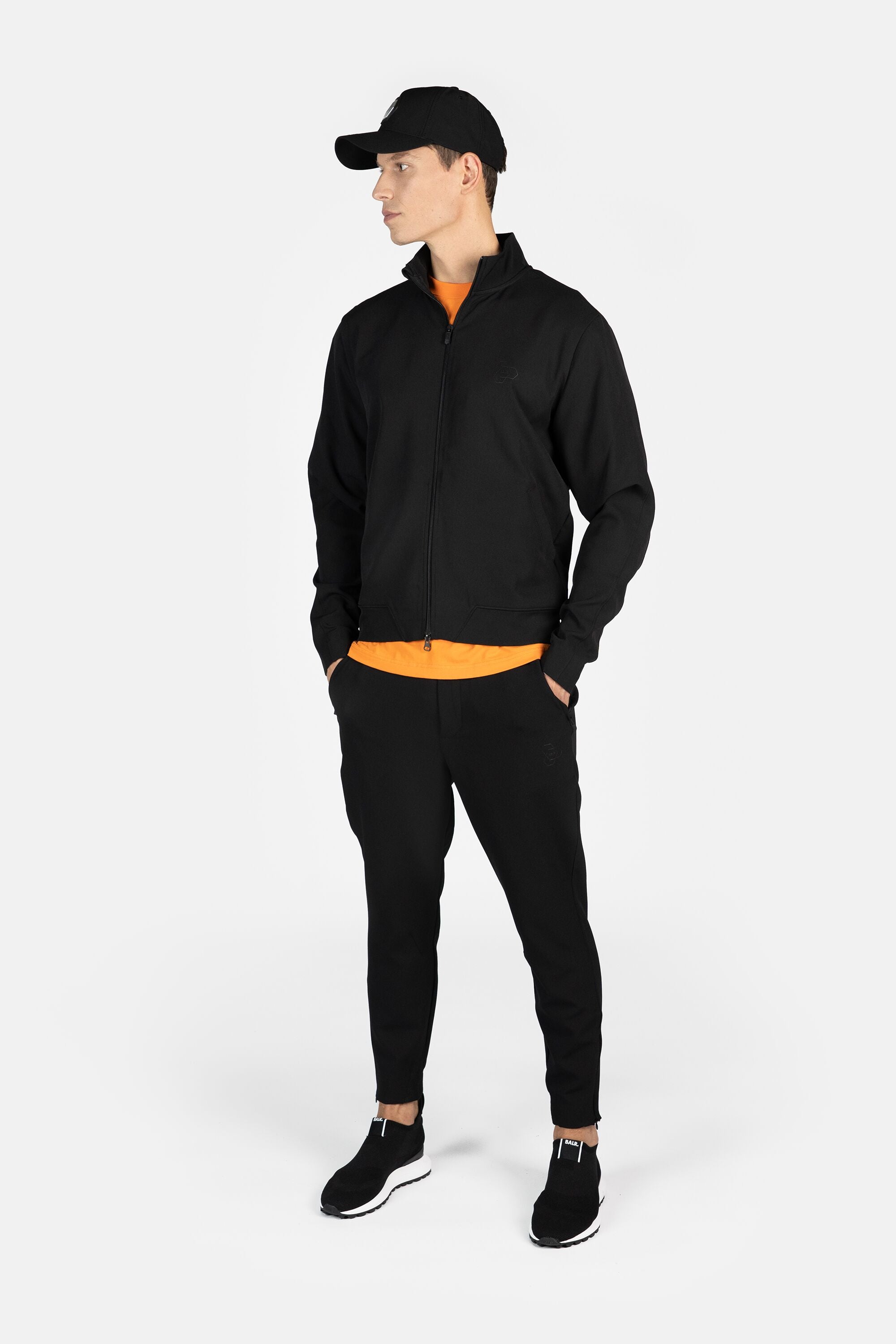 Athletic Slim Fit Chaqueta Jet Black