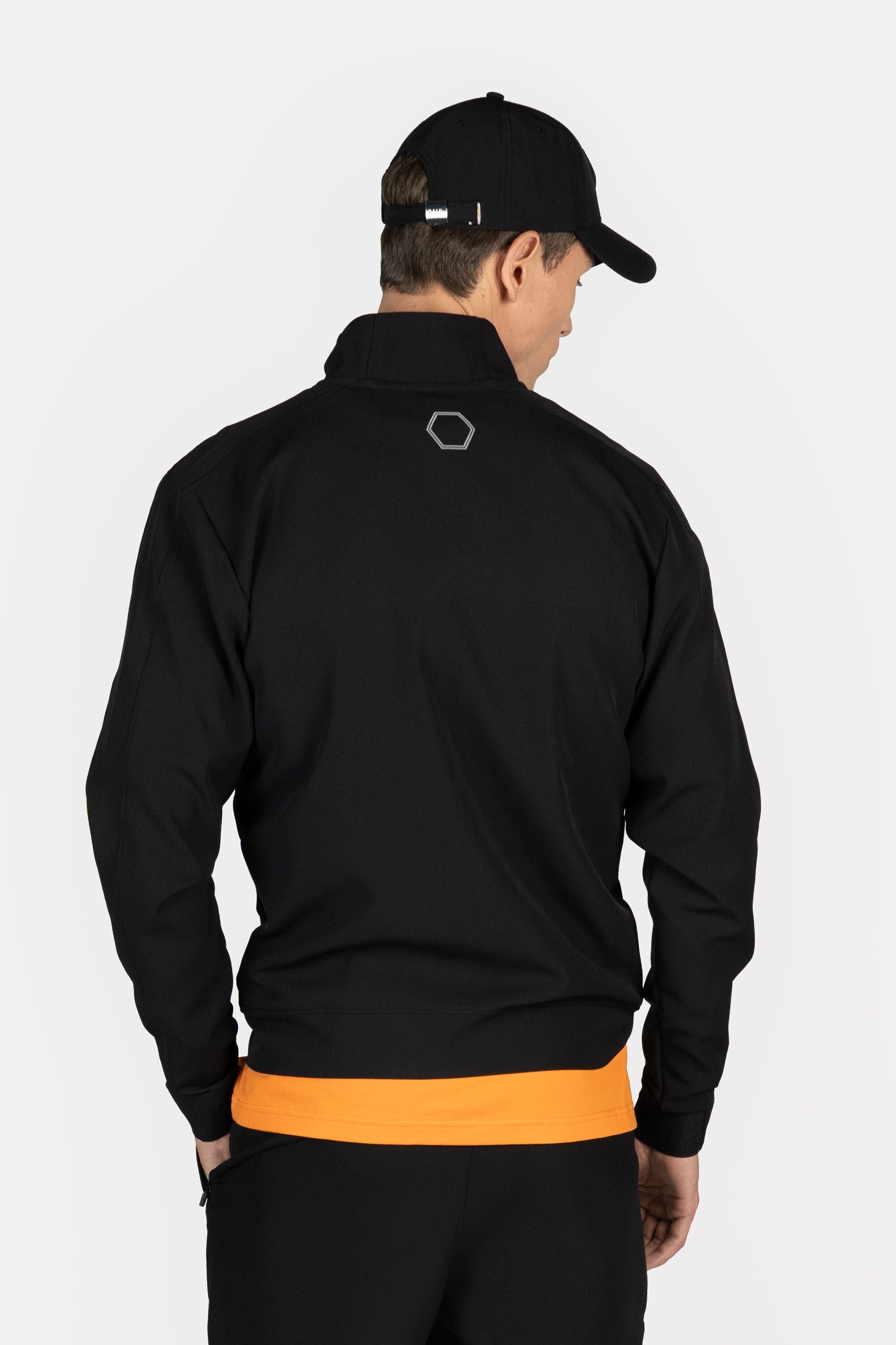 Athletic Slim Fit Chaqueta Jet Black