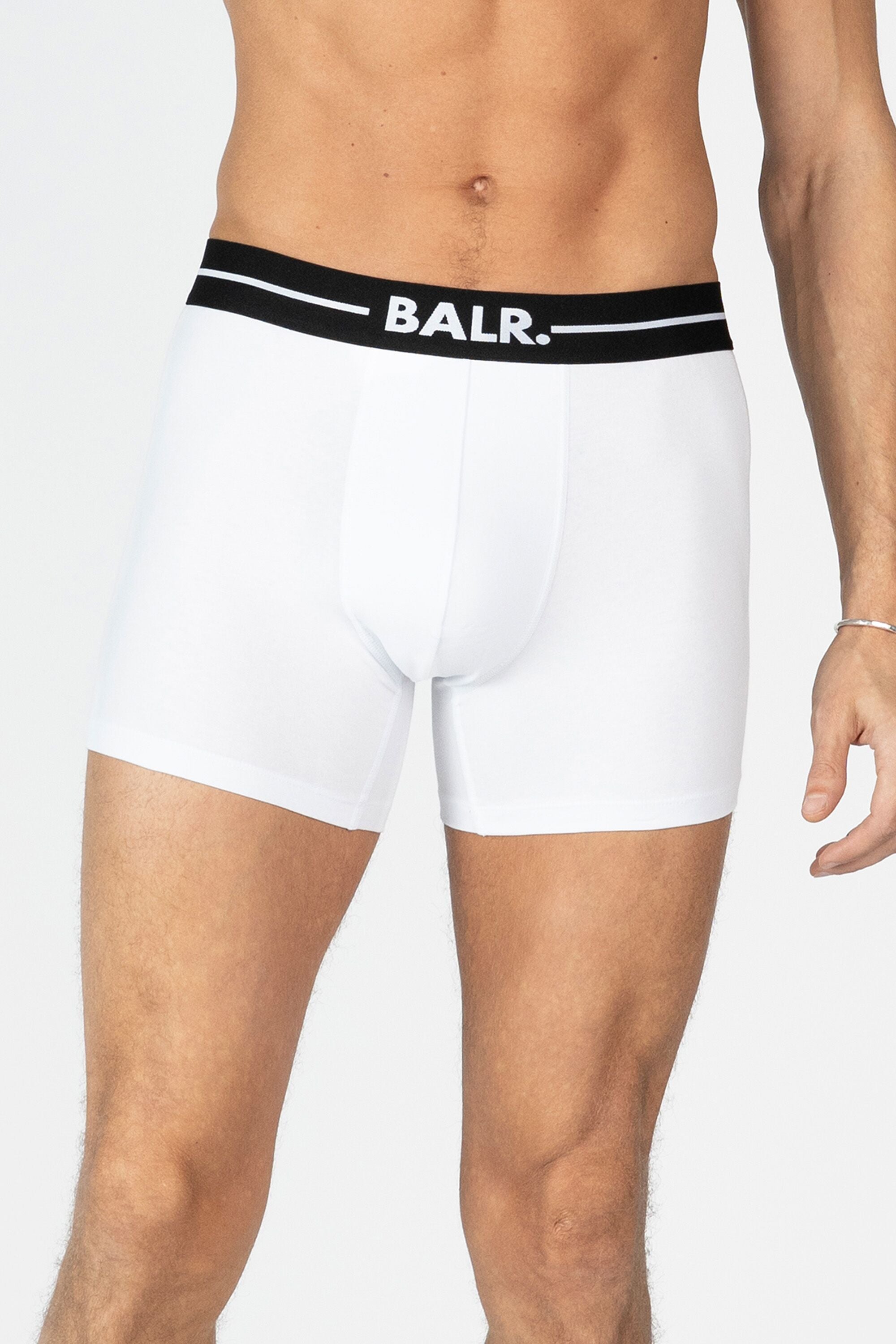BALR. Boxer 2 paquete brillante blanco/blanco brillante