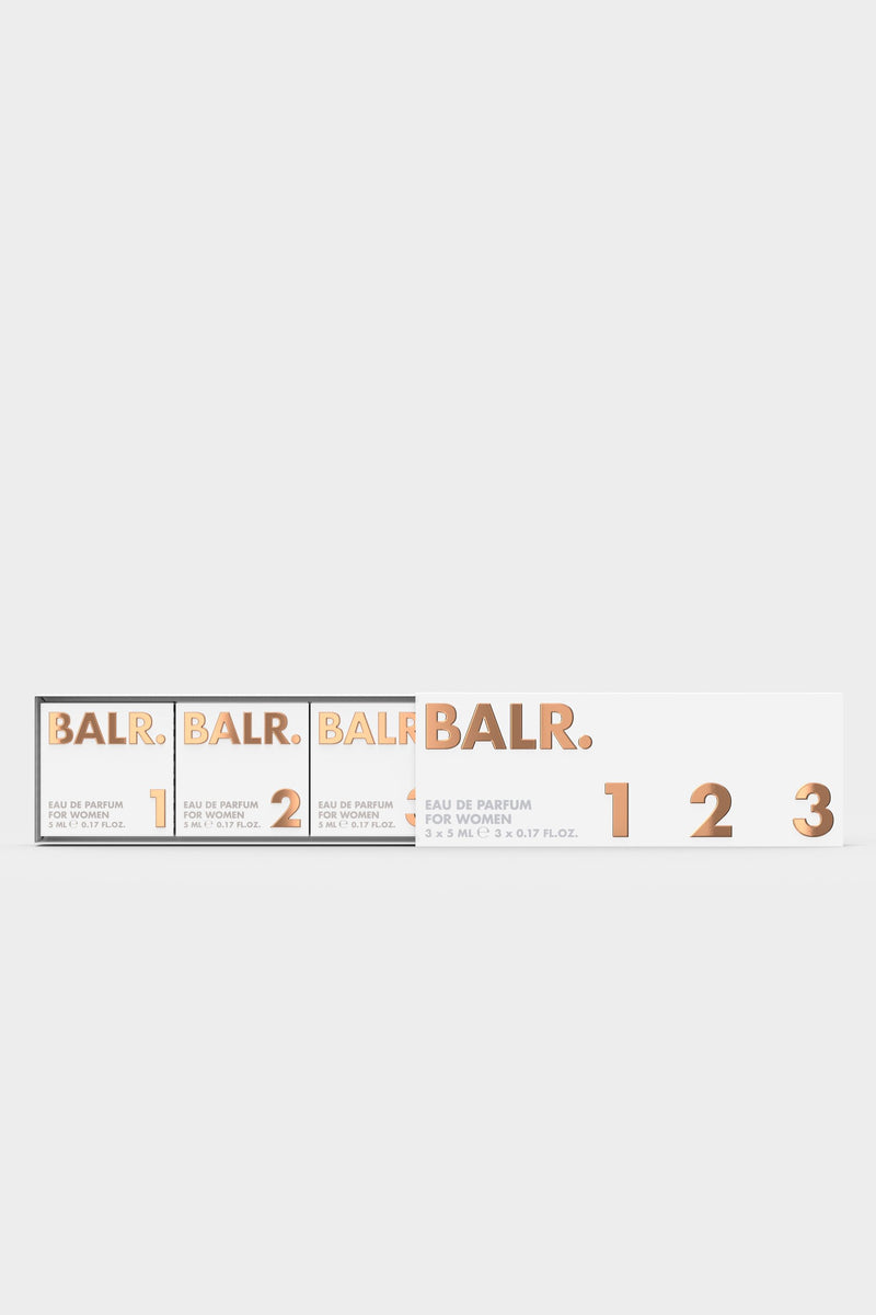 BALR. 1/2/3 pour les femmes EDP Miniature Set White